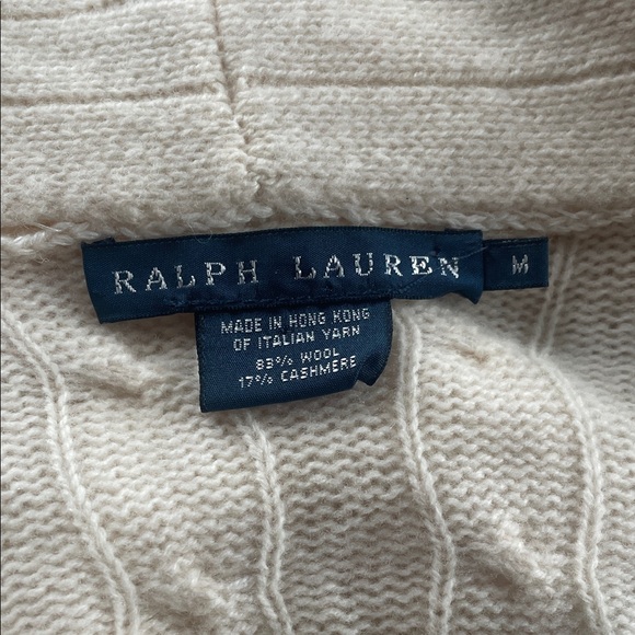 Ralph Lauren  Open Cardigan made of Italian yarn . Wool and cashmere size M - Picture 3 of 3